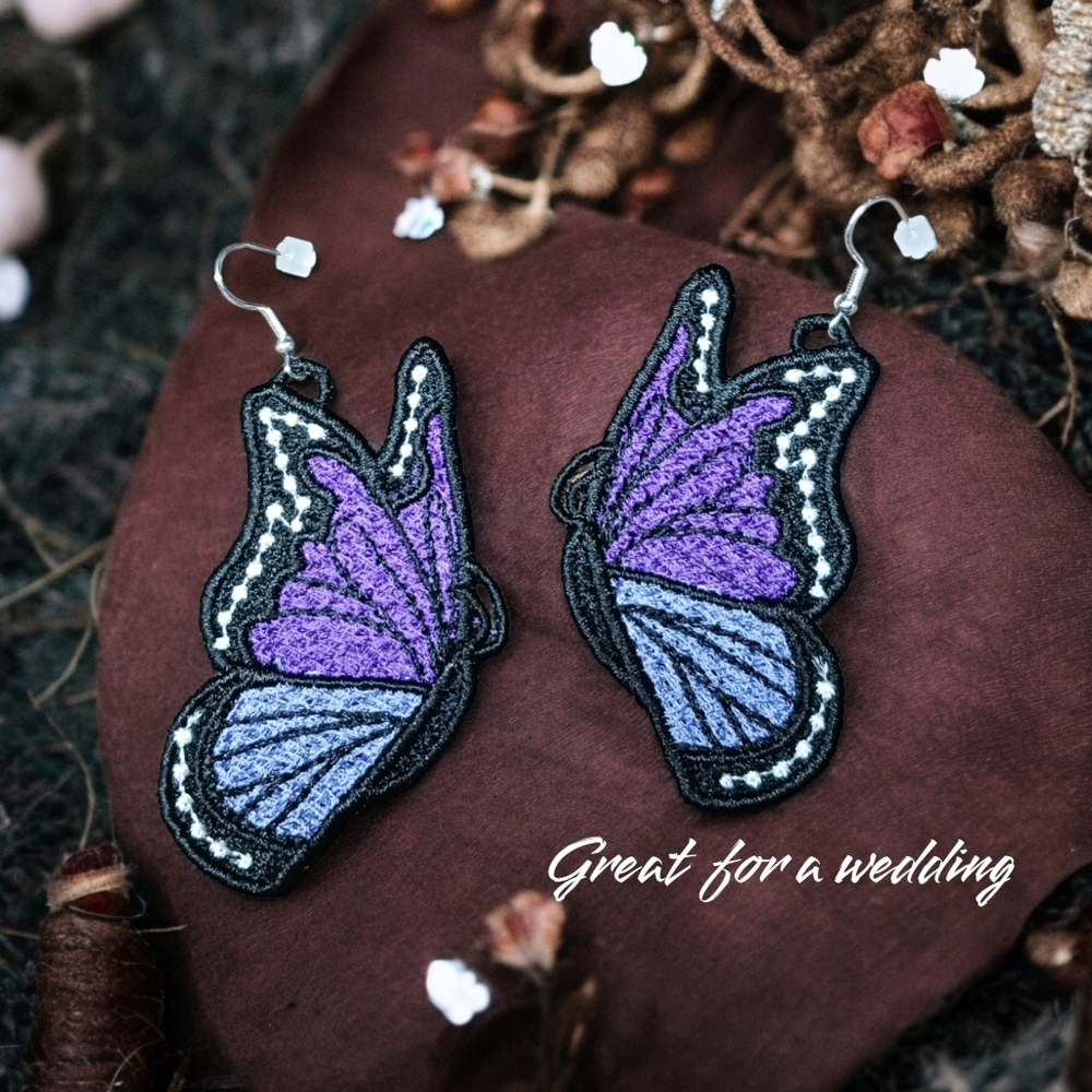 Butterfly Lace Ear-rings